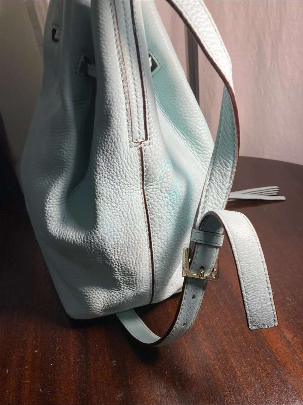 Kate spade Leather Drawstring Bucket Bag